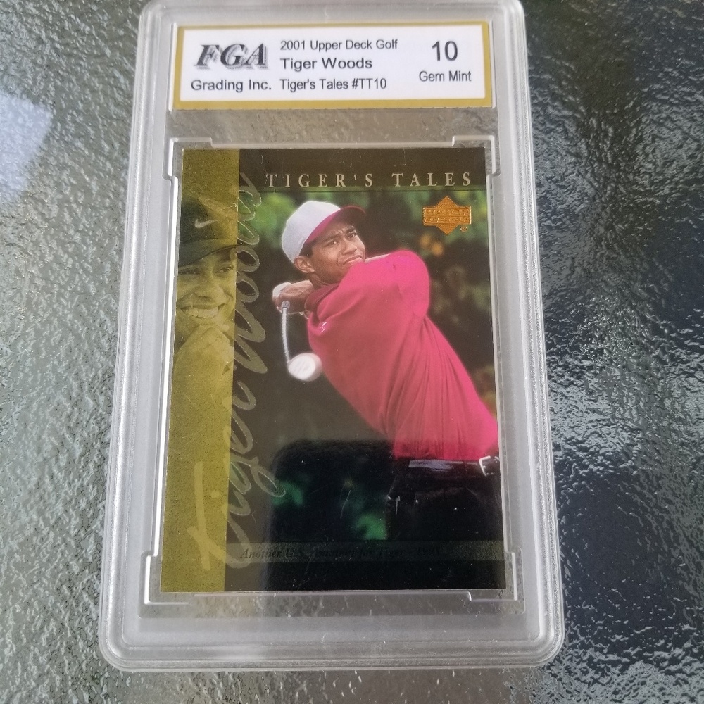 2001 Upper Deck Golf Tiger's Tales Gem Mint 10